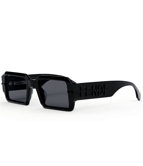 fendi black rectangular sunglasses|authentic Fendi sunglasses.